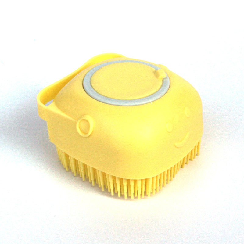 Dog Grooming and Cleaning Tool - Silicone Bathing and Massage Gloves with Comb Brush