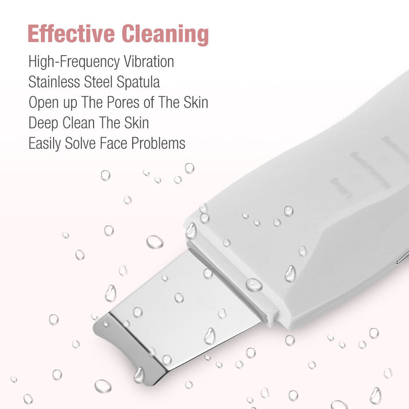 Ultrasonic Skin Scrubber Facial Pore Cleaner