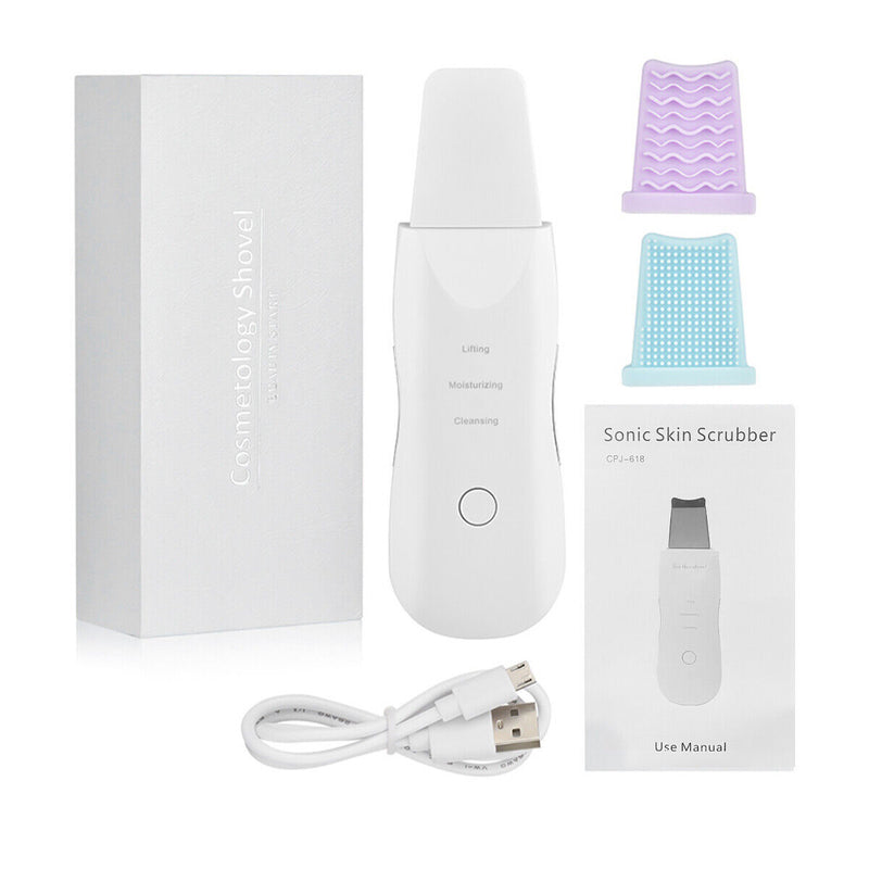 Ultrasonic Skin Scrubber Facial Pore Cleaner