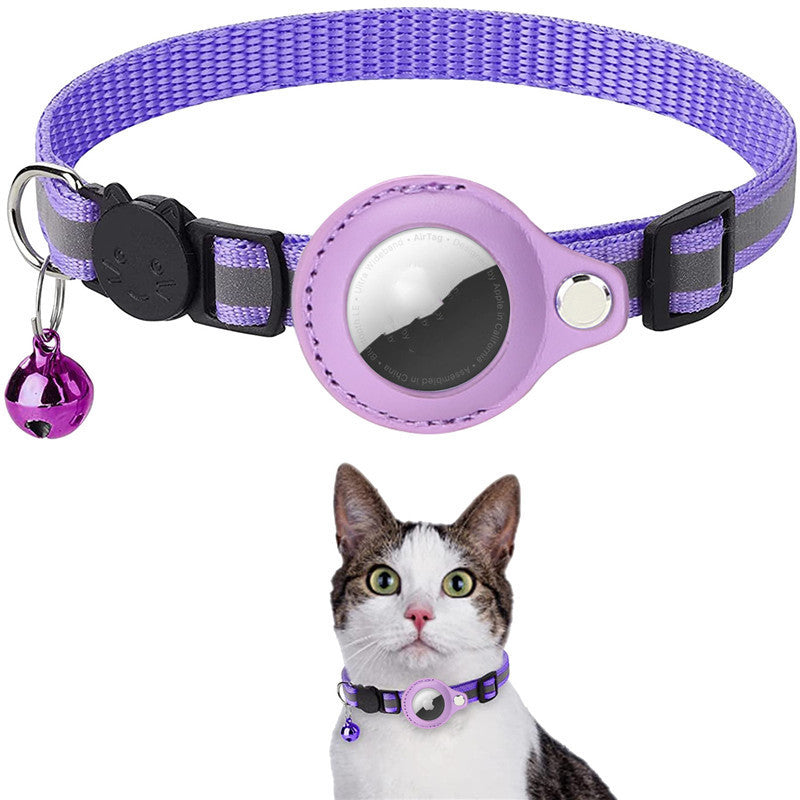 ReflectiCollar: Waterproof Collar with Airtag & Reflective Surface for Pets