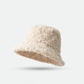 Lambswool Fisherman Hat Winter Warm Fashionable Solid Color Hats For Women - HomeBrèzy