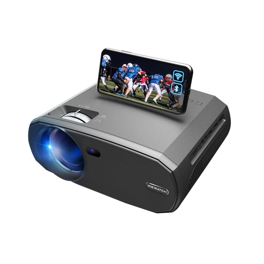 WEWATCH V50: Portable 1080P HD Smart Projector with Wi-Fi & Speaker