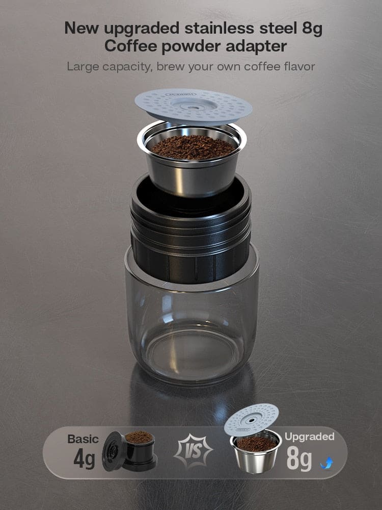 JavaJoy Portable Coffee Machine - Car & Home Espresso Maker