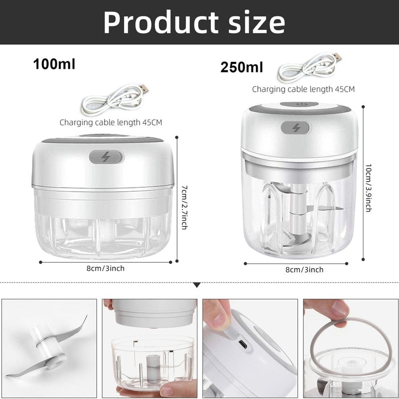 USB Mini Electric Food Chopper