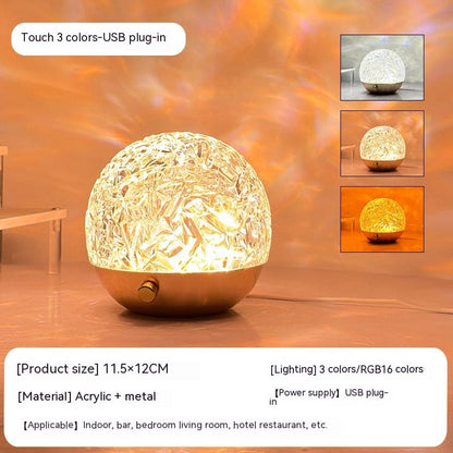 Aurora Ripple Touch Mood Lamp