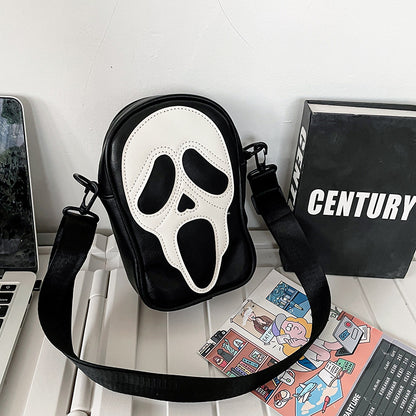 Haunt-Fashion Ghost Skull Crossbody