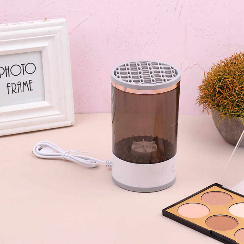 GlamClean Luxe: USB Electric Makeup Brush Cleaner