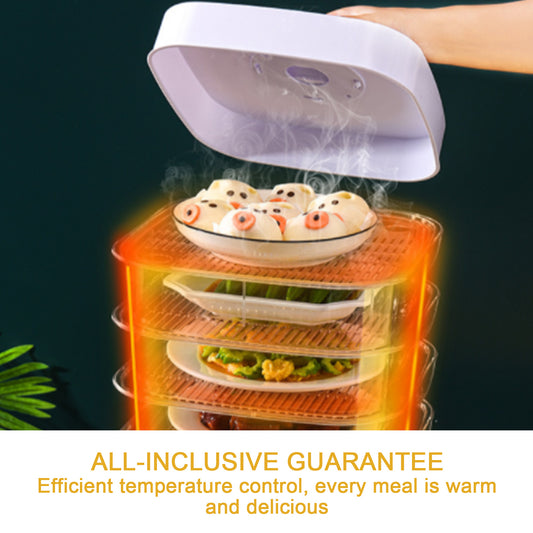 LayerLock Gourmet: Stackable Heat-Preserving Dish Cover