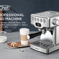 CaféCraft Pro: 20-Bar Stainless Steel Espresso & Latte Maker