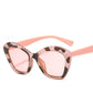 Fashionable Polygon Sunglasses with Jelly Frames