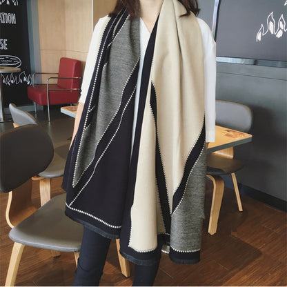 DuoLux Reversible Office Scarf