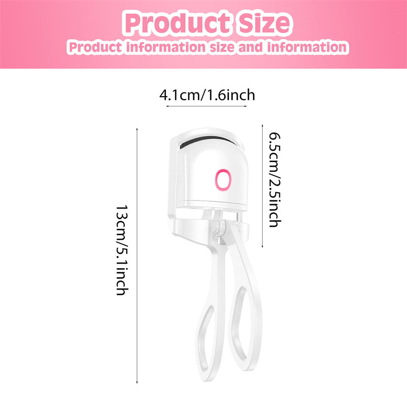 Electric Heated Eyelash Curler with Temperature Control