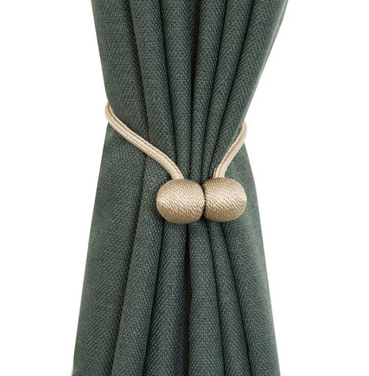 SnapStrap Magnetic Curtain Ties come with 3 pieces