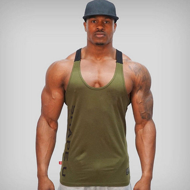 Sports T-shirt Men Gym Fitness Tops Tee Shirt String