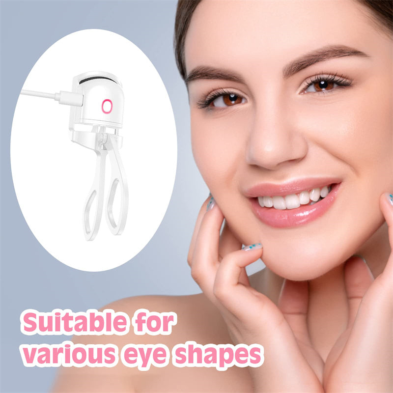 Electric Heated Eyelash Curler with Temperature Control