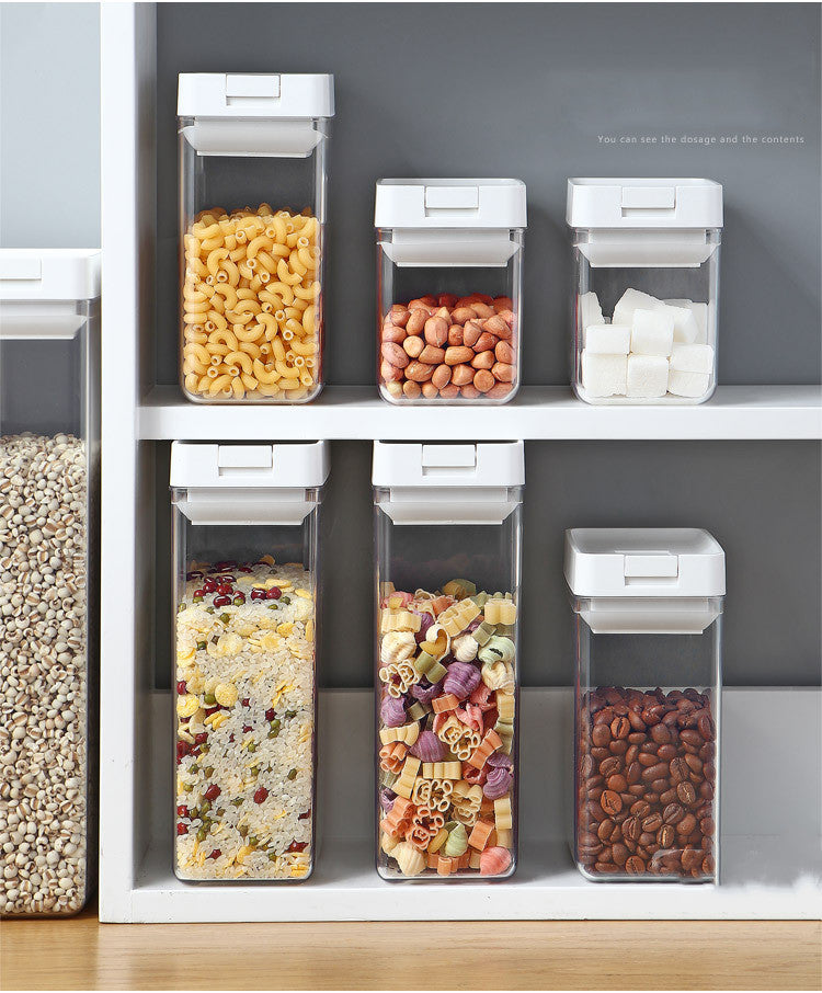 Plastic Kitchen Storage Containers for Dry Food and Pantry Items