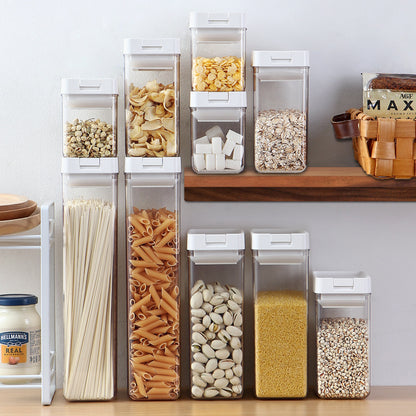 Plastic Kitchen Storage Containers for Dry Food and Pantry Items