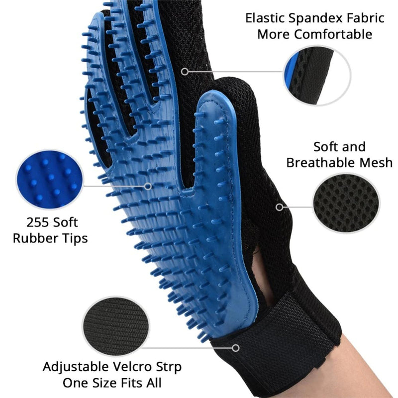 Pet Hair Deshedding Brush Comb Glove