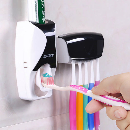 Toothbrush Holder Dust Proof, Toothpaste Squeezer