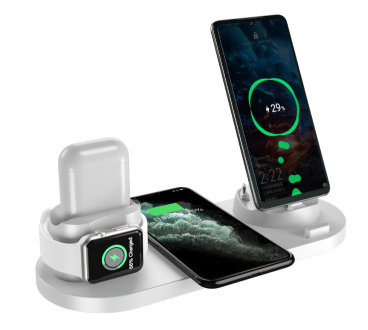 Wireless Charging Station for iPhone, Apple Watch, and Other Smartphones