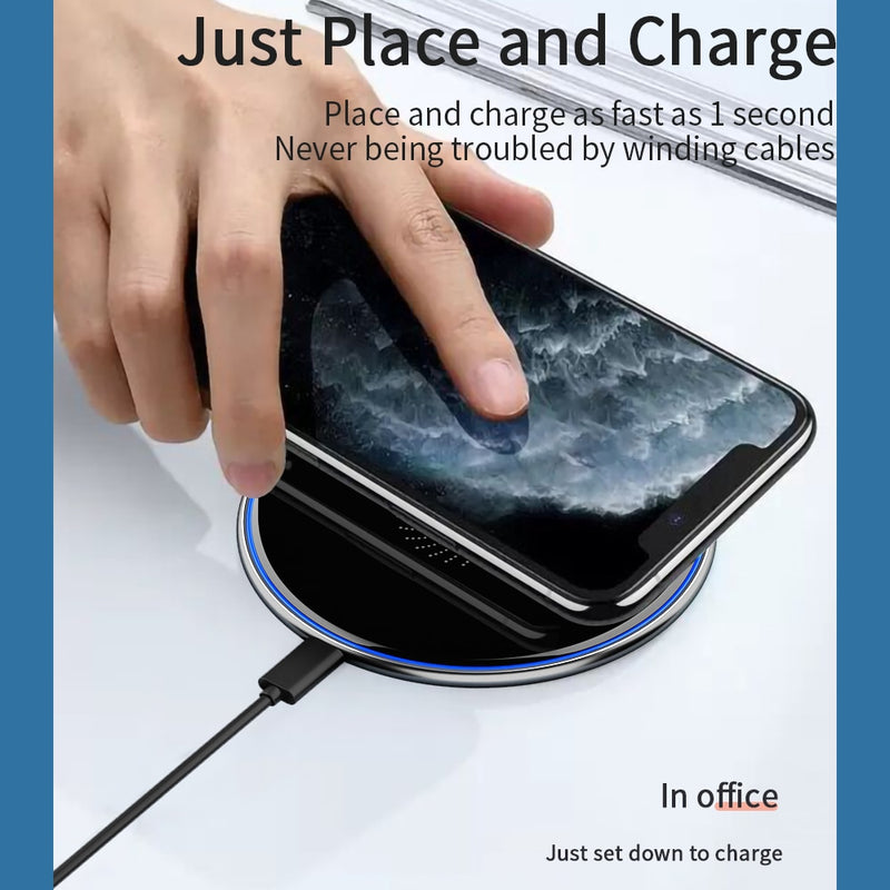 SwiftCharge 15W Wireless Charger for iPhone and Android