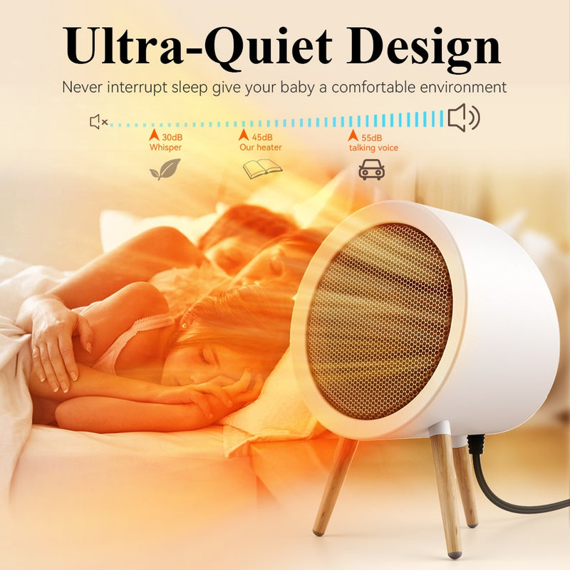 GAIATOP Electric Fan Heater - Energy Saving - Portable - for Home and Office