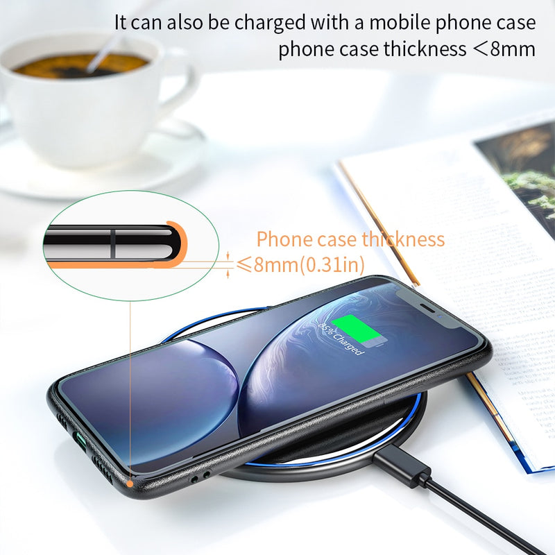 SwiftCharge 15W Wireless Charger for iPhone and Android