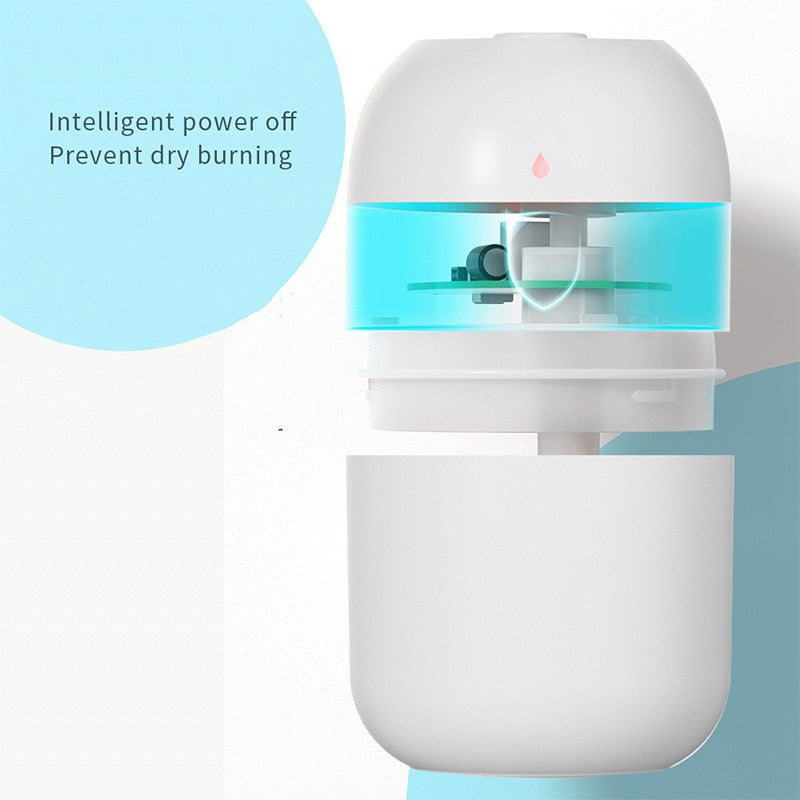 Portable Water Drop Humidifier - USB  Air Atomization for Home and Office Use