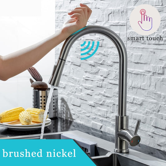 Modern Touch Control Kitchen Faucet