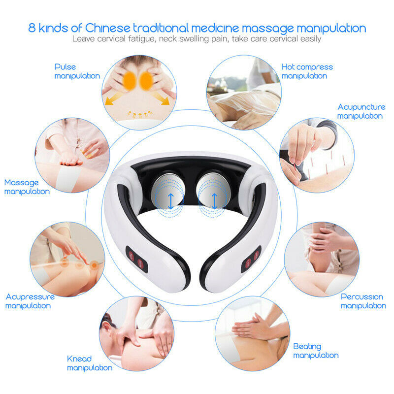 RelaxMate Electric Neck and Shoulder Massager with Pulse Therapy