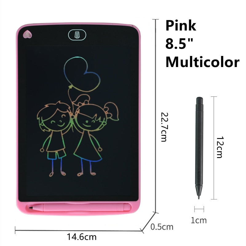 LCD Writing Tablet - Digital Drawing Board and Brain Game for Kids