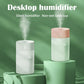 USB desktop humidifier with atmosphere lamp