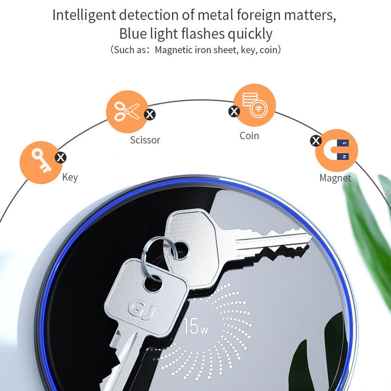 SwiftCharge 15W Wireless Charger for iPhone and Android