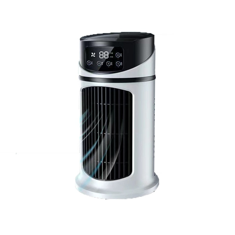 Portable Mini Air Conditioner - Water Cooling Fan for Office and Mobile Use