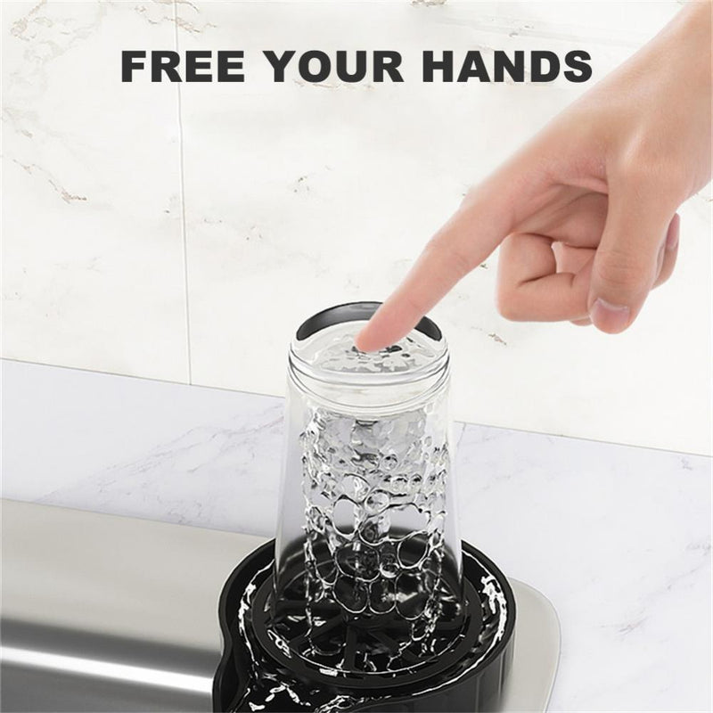 High-Pressure Cup Washer - Automatic Glass Cup Cleaner