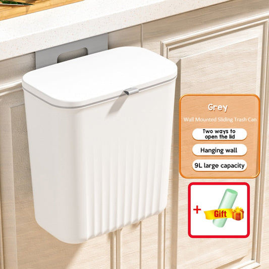 Wall Mounted Smart Trash Can for Kitchen and Bathroom