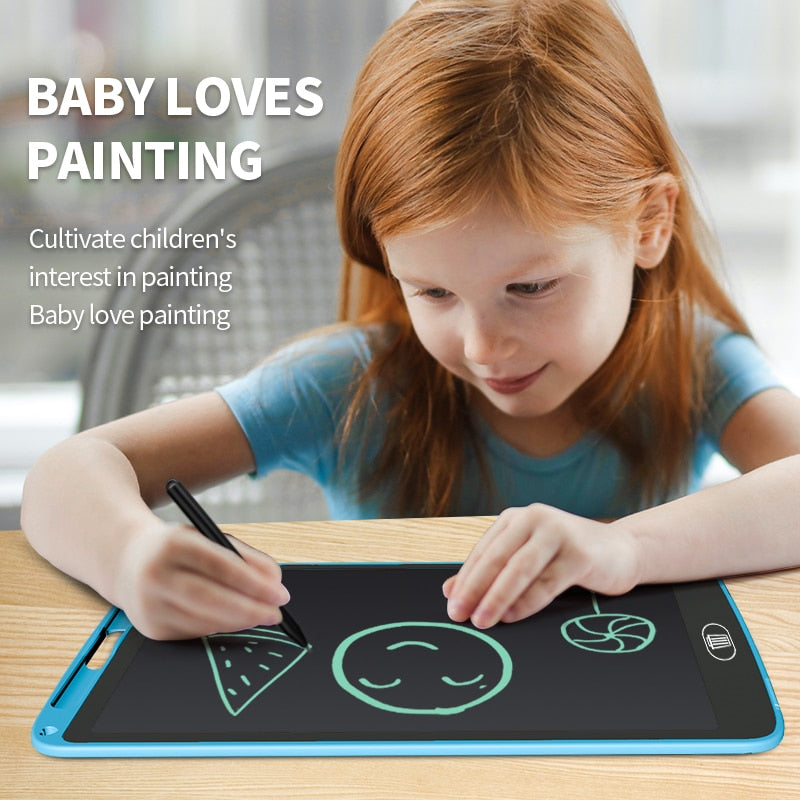 LCD Writing Tablet - Digital Drawing Board and Brain Game for Kids