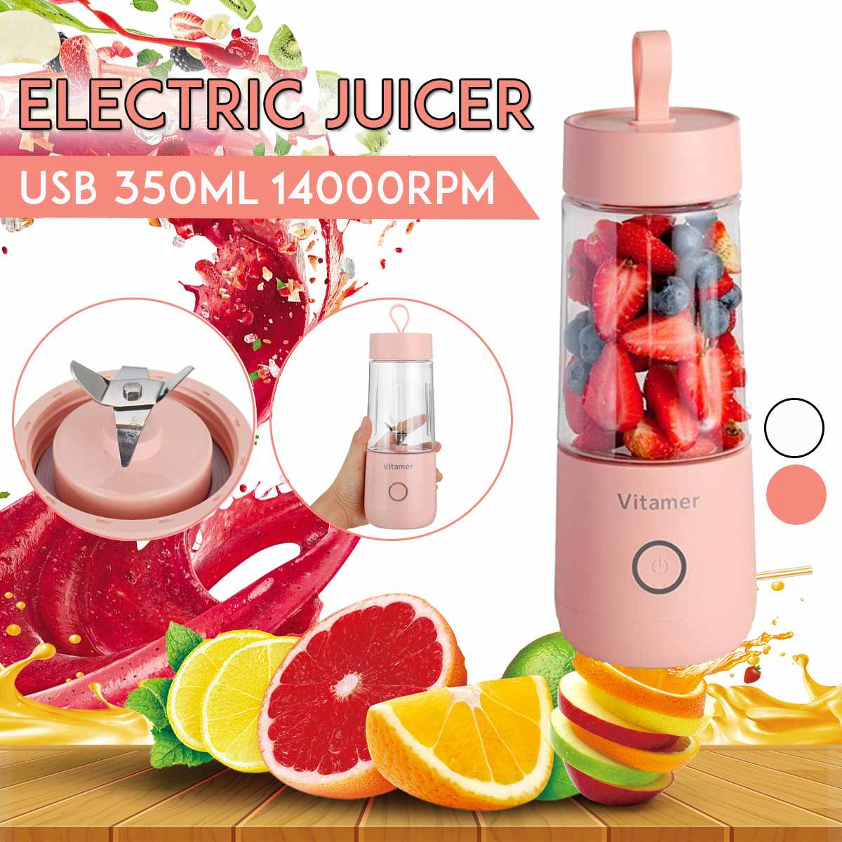 SmoothieGo Rechargeable Mixer