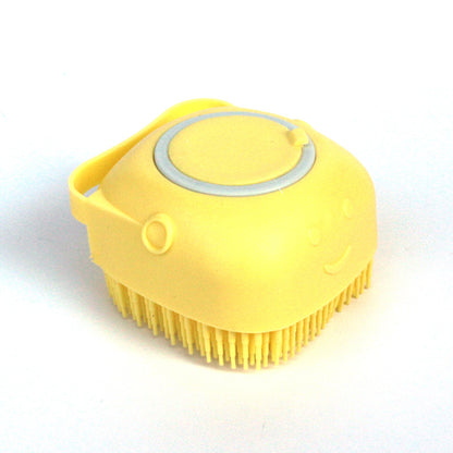 Dog Grooming and Cleaning Tool - Silicone Bathing and Massage Gloves with Comb Brush - HomeBrèzy