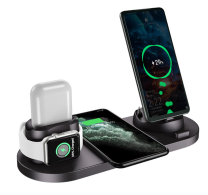 Wireless Charging Station for iPhone, Apple Watch, and Other Smartphones