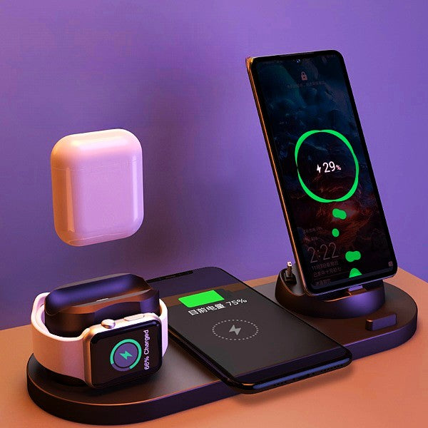Wireless Charging Station for iPhone, Apple Watch, and Other Smartphones